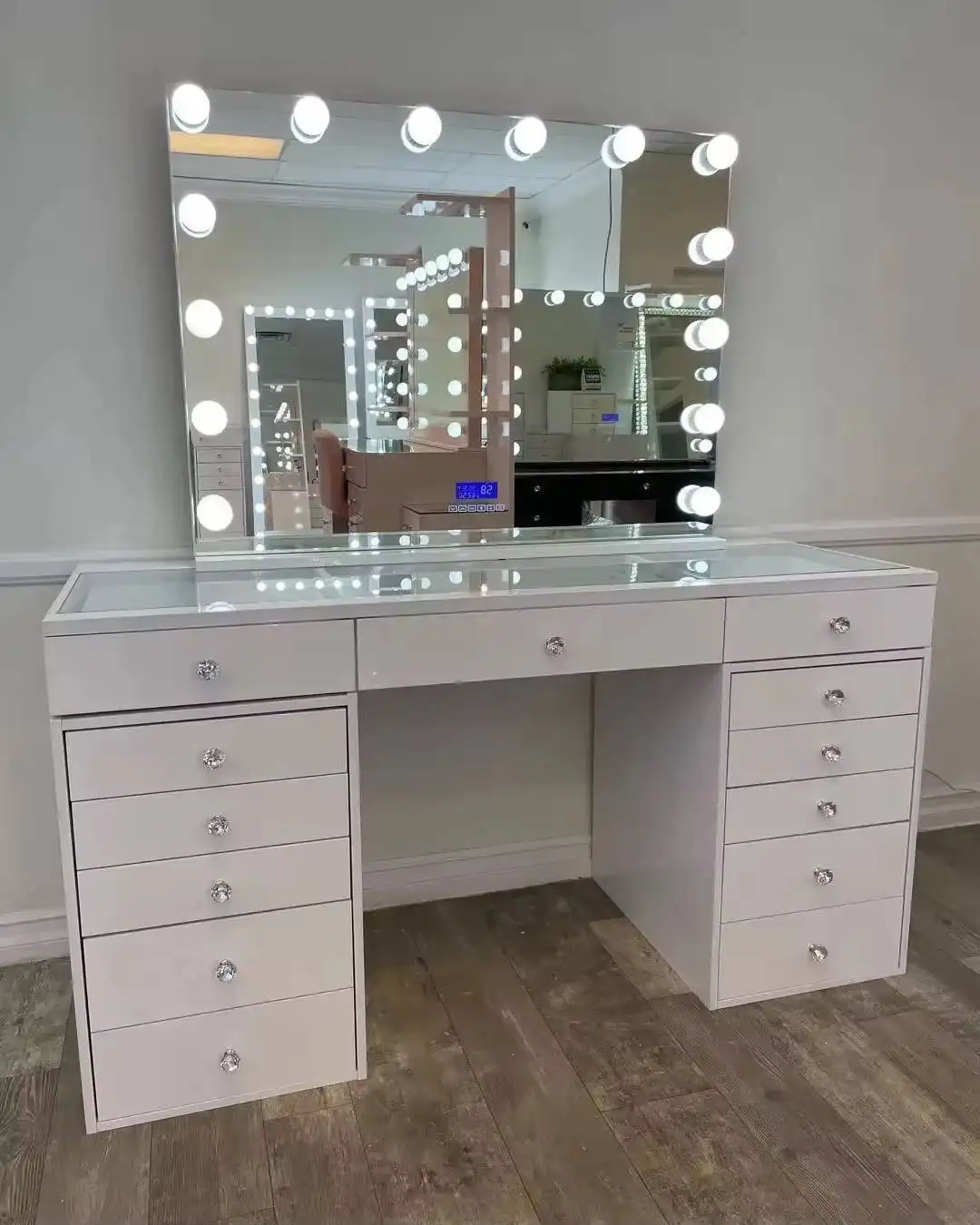 Wooden Dressing Table with Lights Products Wholesale - Yifan Furniture 7