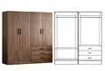 Hot Sale Wardrobe with Drawers Company 3