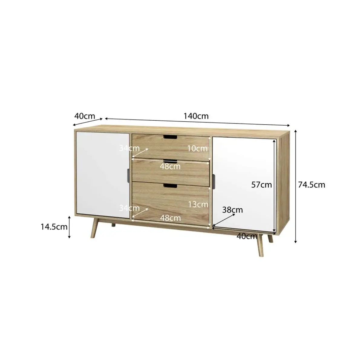 Black Side Cabinet Products Wholesale - Yifan Furniture 3