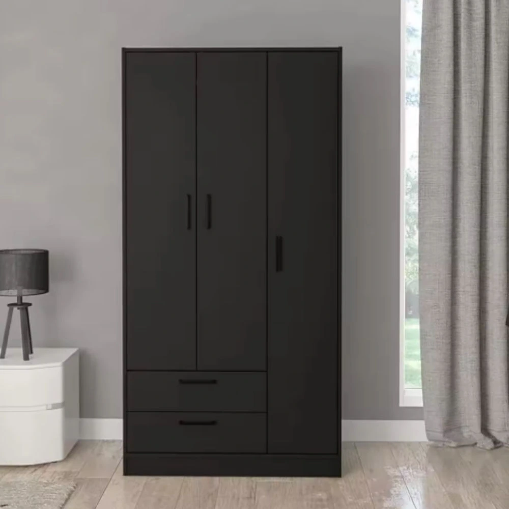 Modern Simple Chest Large Storage Wardrobe with Durable 2-Drawer for bedroom 1