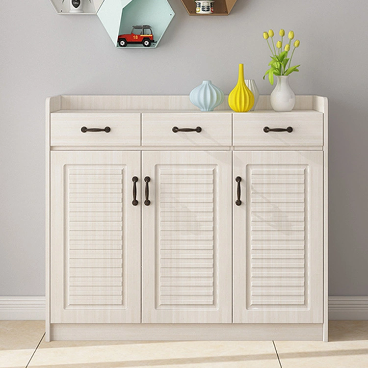 Modern White lacquer  Shoe Rack /cabinet with Storage Drawer Living Room-1758080367091233 1