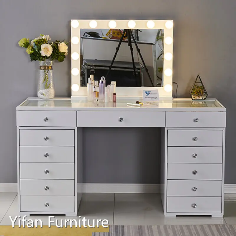 Wooden Dressing Table with Storage Bedroom Furniture Wholesale - Yifan Furniture 1
