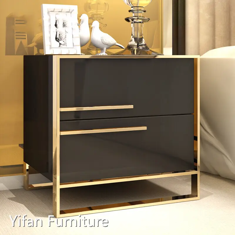Black Bedside Table Bedside Table Wholesale - Yifan Furniture 1