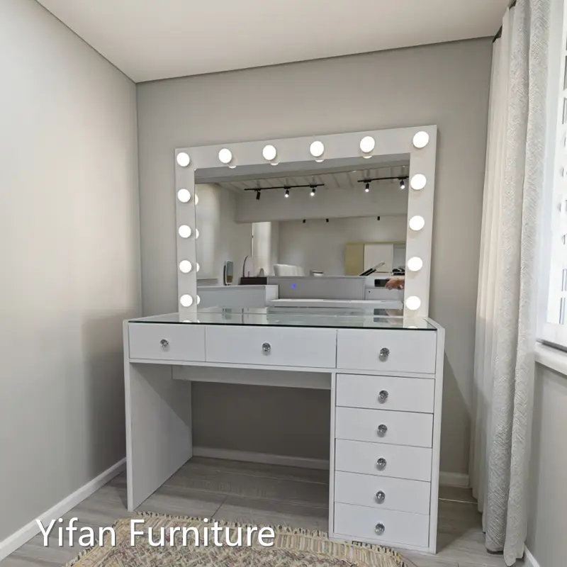 Bedroom Furniture Wooden Dressing Table with Drawers Series 1