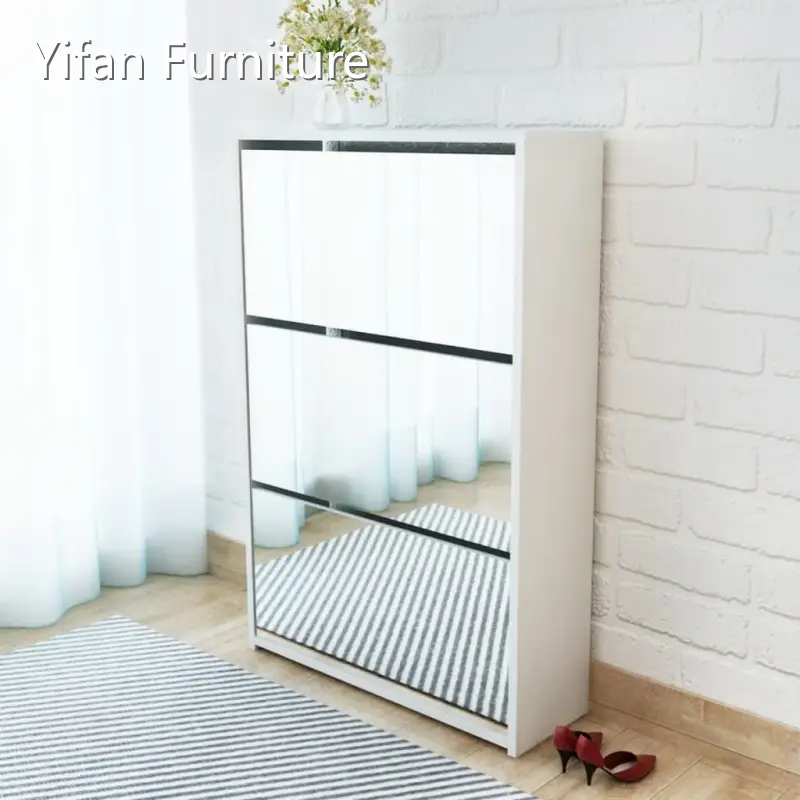 Yifan Furniture Oak Shoe Storage Factory Price 1