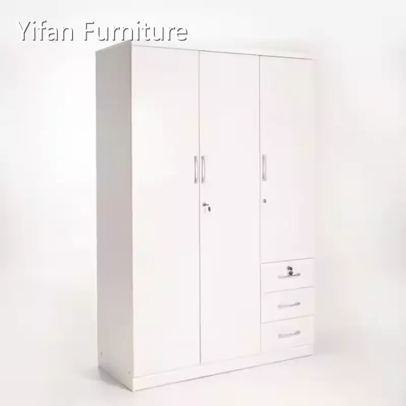 Yifan Furniture Double Wardrobe with Good Price 1