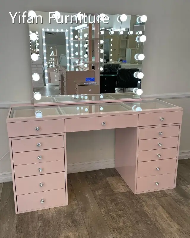 Wood Vanity Dresser Bedroom Furniture Wholesale - Yifan Furniture 1