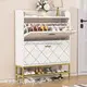 Living Room Furniture Oak Shoe Rack Supply 1