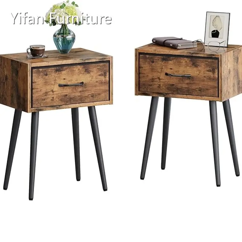 2 Drawer Nightstand Bedside Table Wholesale - Yifan Furniture 1