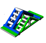 Bouncia -High-quality 100 People Inflatable Aquapark Water Park For Lake | Netherland-14