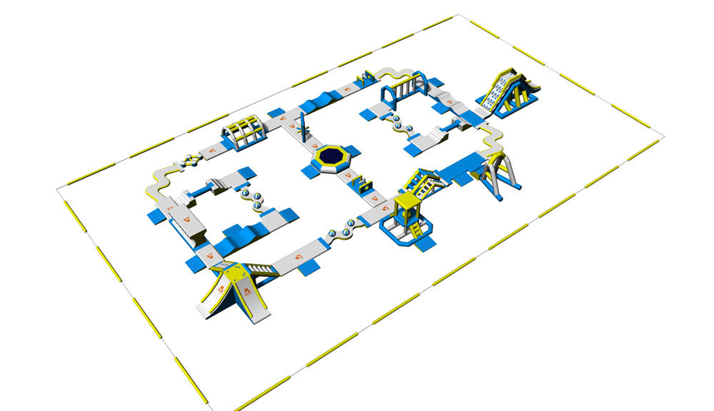 Bouncia -Big Aquapark Inflatable Water Park By Bounica | Outdoor Water Park