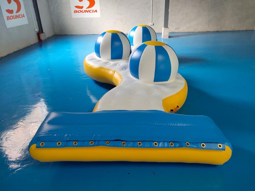 Bouncia -Inflatable Aqua Park Games -3 Caps | Water Obstacle Course Park |