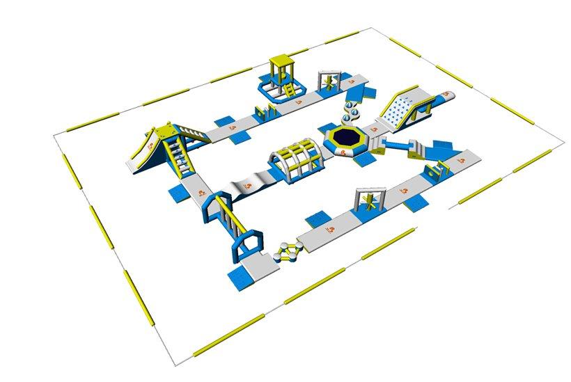 aquapark inflatable water park