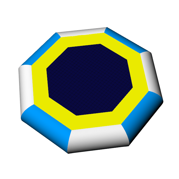 Bouncia -Best Inflatable Water Fun Tuv Inflatable Floating Water Trampoline For