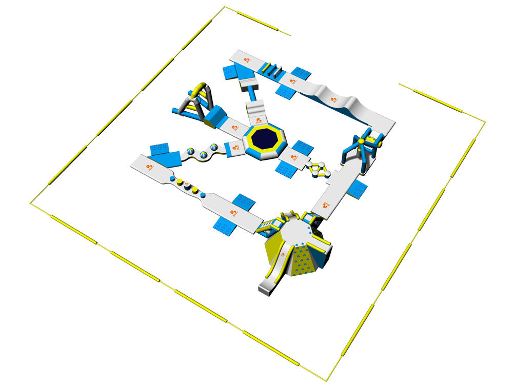 aquapark inflatable water park