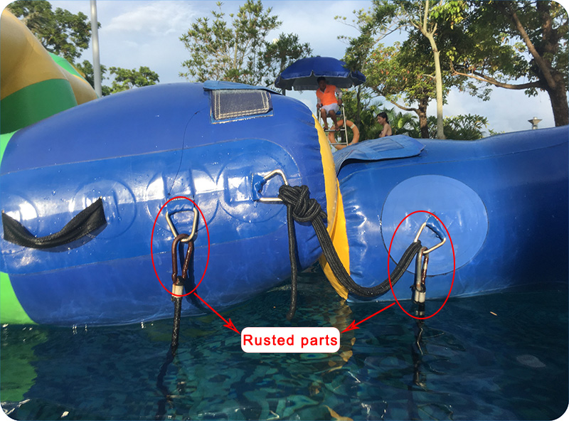 news-Why Some Water Park Metal Parts Get Rusted Easily-Bouncia -img