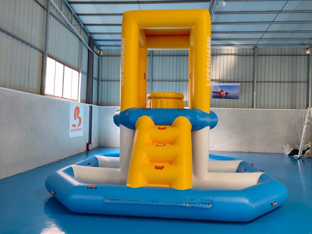 Bouncia -Professional Blow Up Obstacle Course Inflatable Water Course Supplier