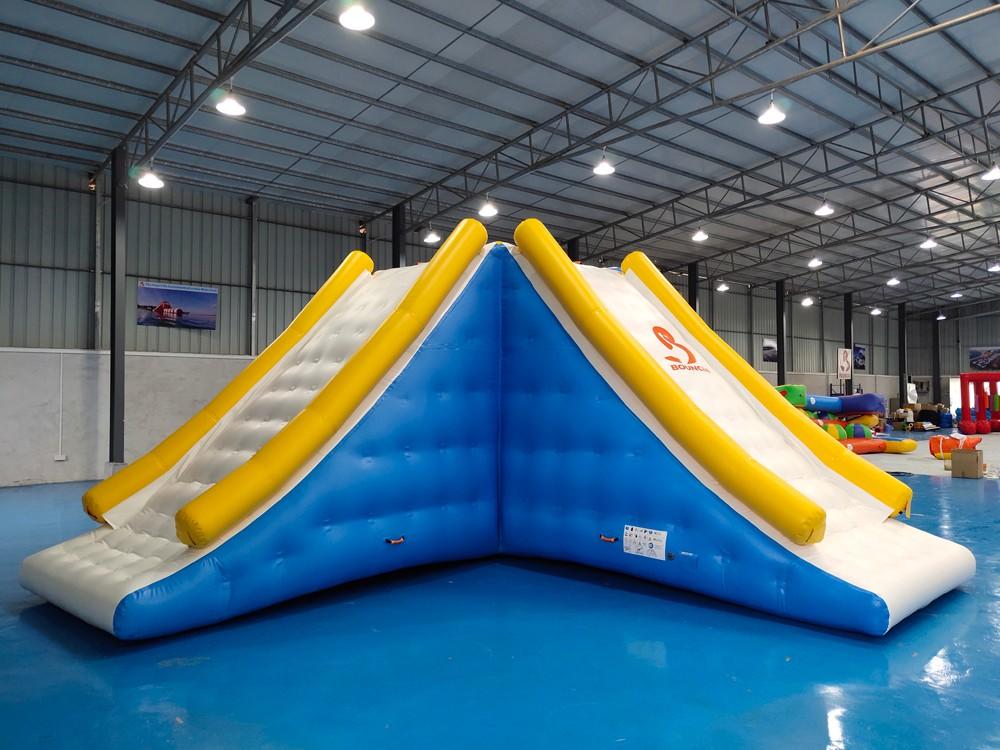 Bouncia -Manufacturer Of Inflatable Water Games Inflatable Floating Slide Tower With 0
