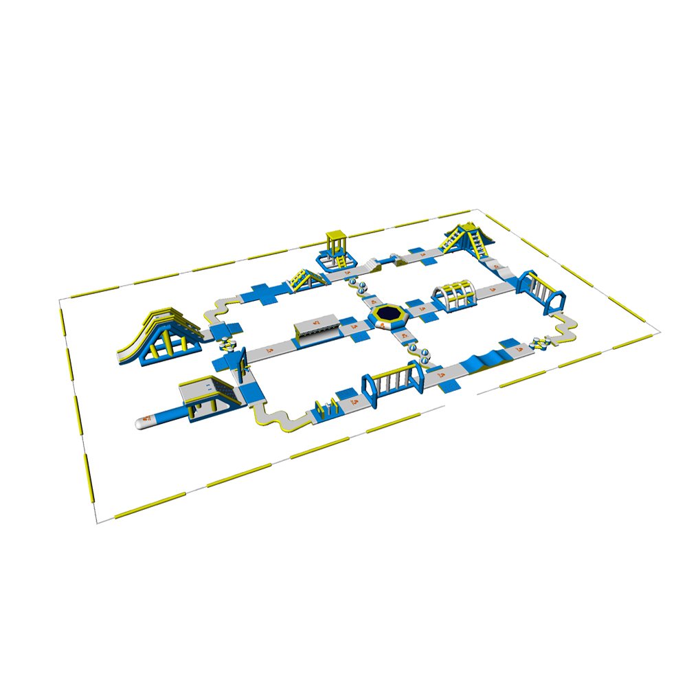 Bouncia  Lake Inflatable Water Park Games For Adults Medium Inflatable Aqua Park image2