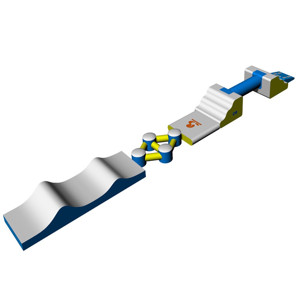 Bouncia  Custom Made Inflatables Water Park For Pool Party Mini Inflatable Water Park image2