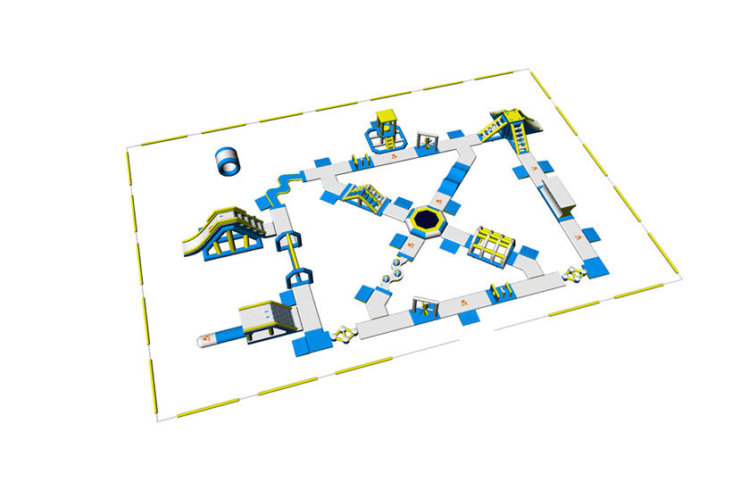 Bouncia -Professional Inflatable Water Park In Stock Water Slides For Sale Manufacture