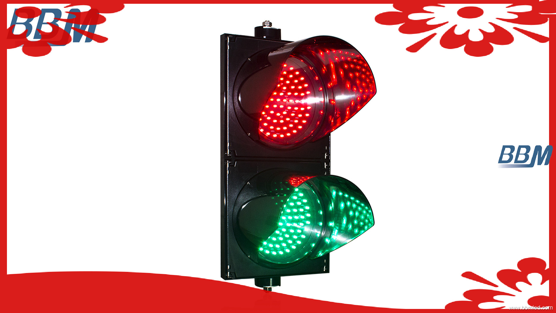 LED Red Green Countdown Pedestrian Traffic Light