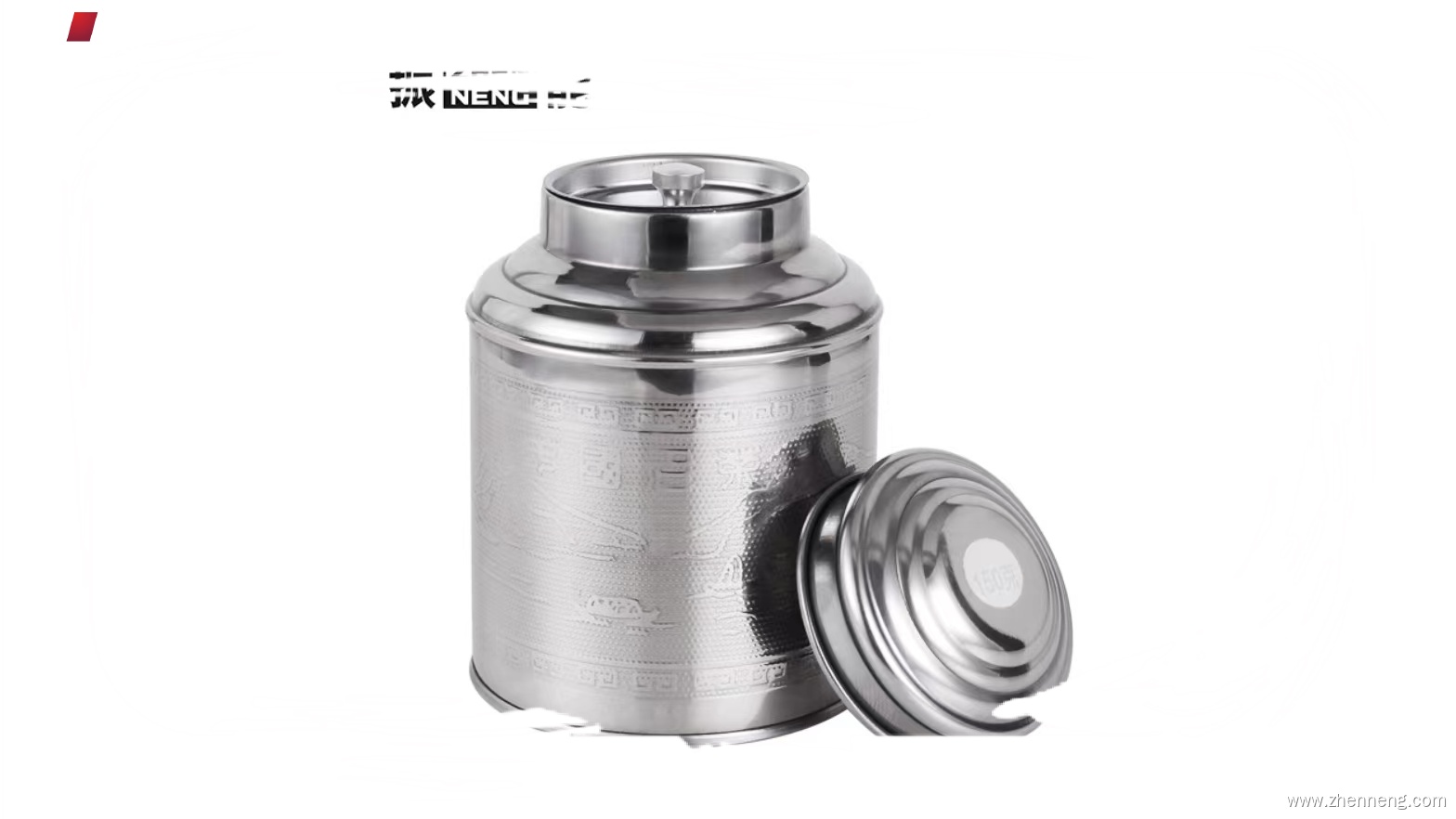 Custom Logo Stainless Steel Tea Canister - 25g Luxury Tin Container