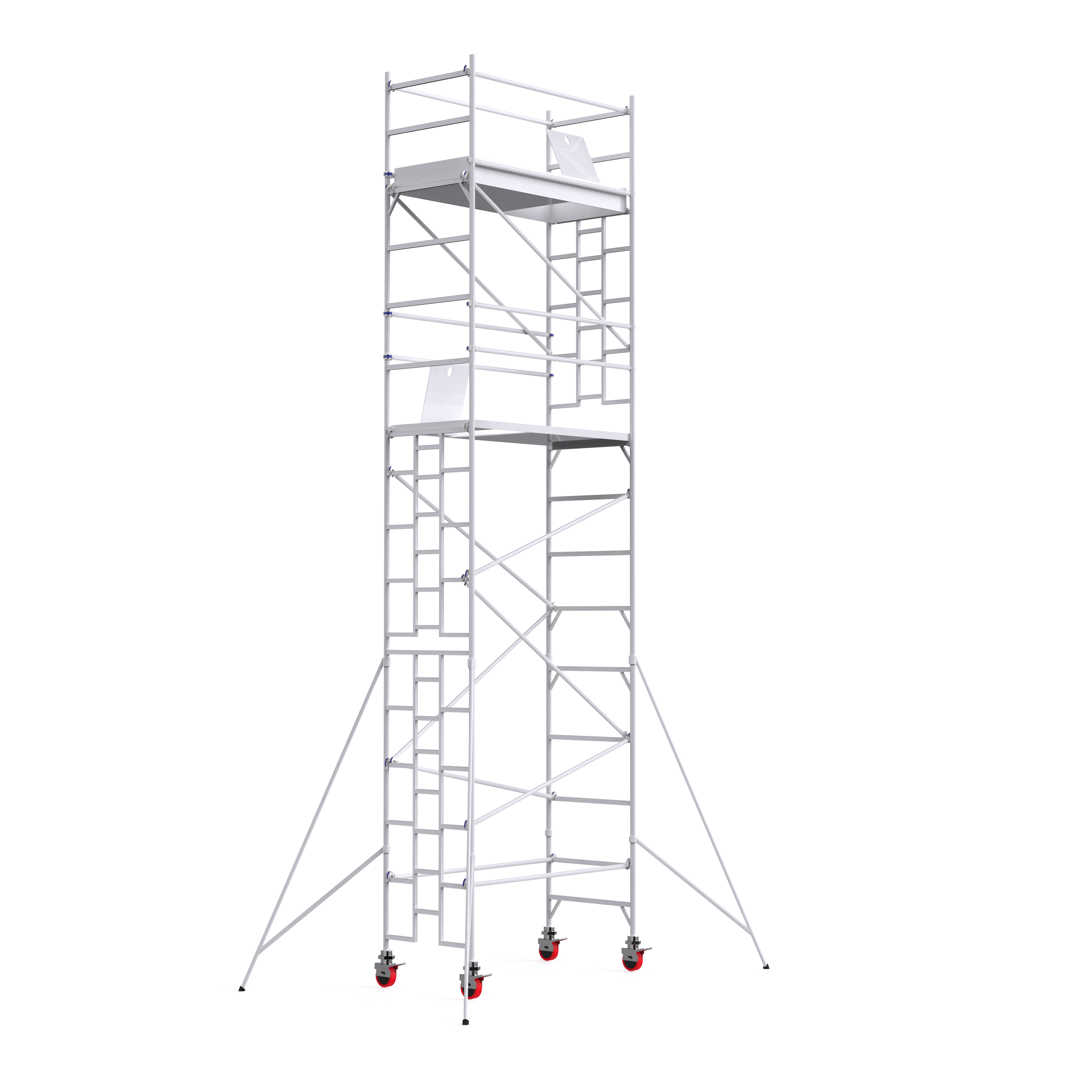 Stillastårn med én bredde i aluminium - Mobilt og slitesterkt, image size:3840x3840
