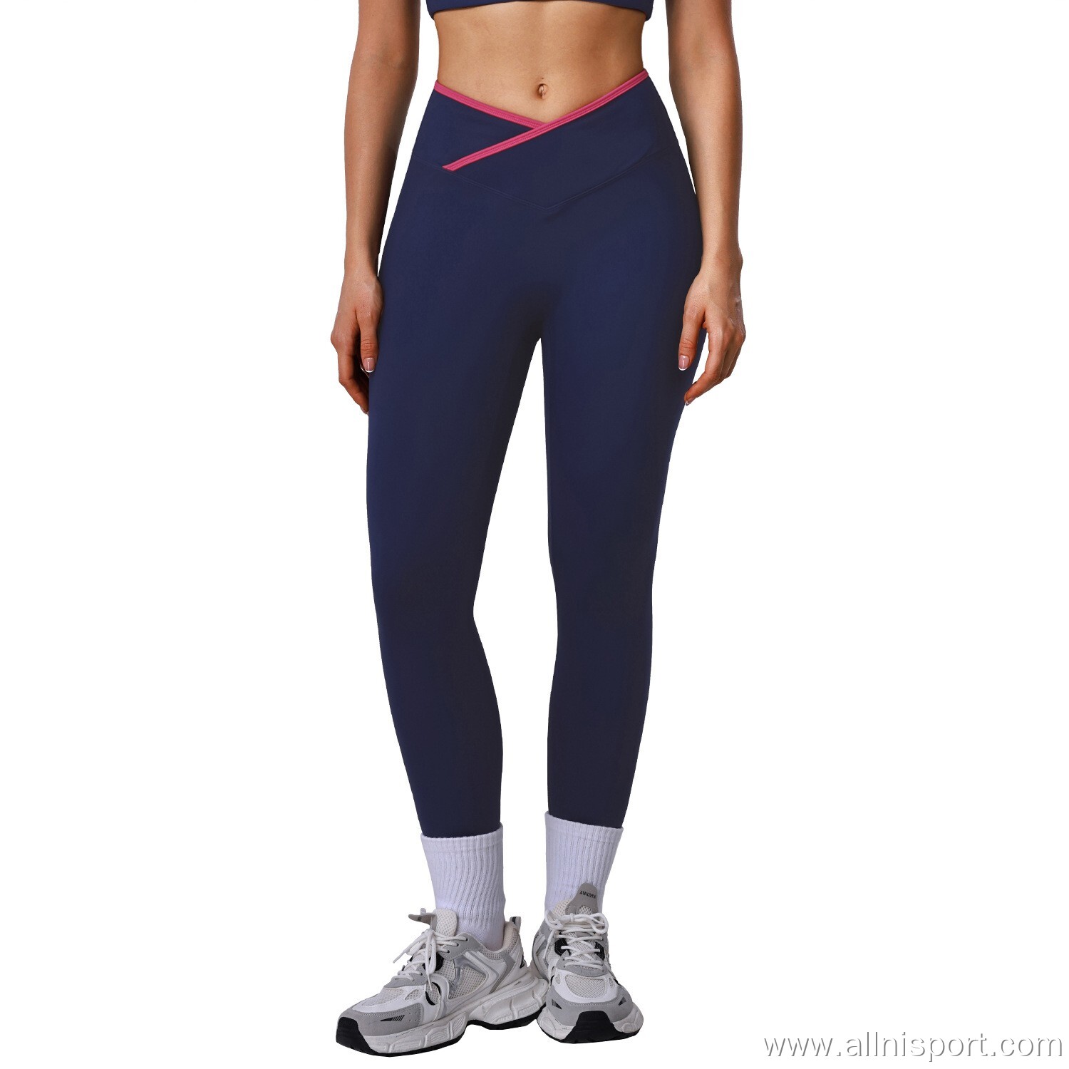 レディース向けカスタムヒップアップハイウエストヨガレギンス