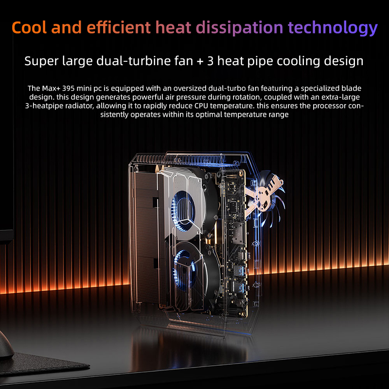 AI Workstation Ryzen AI Max CPU 16 Cores Radeon 8060S GPU 128GB