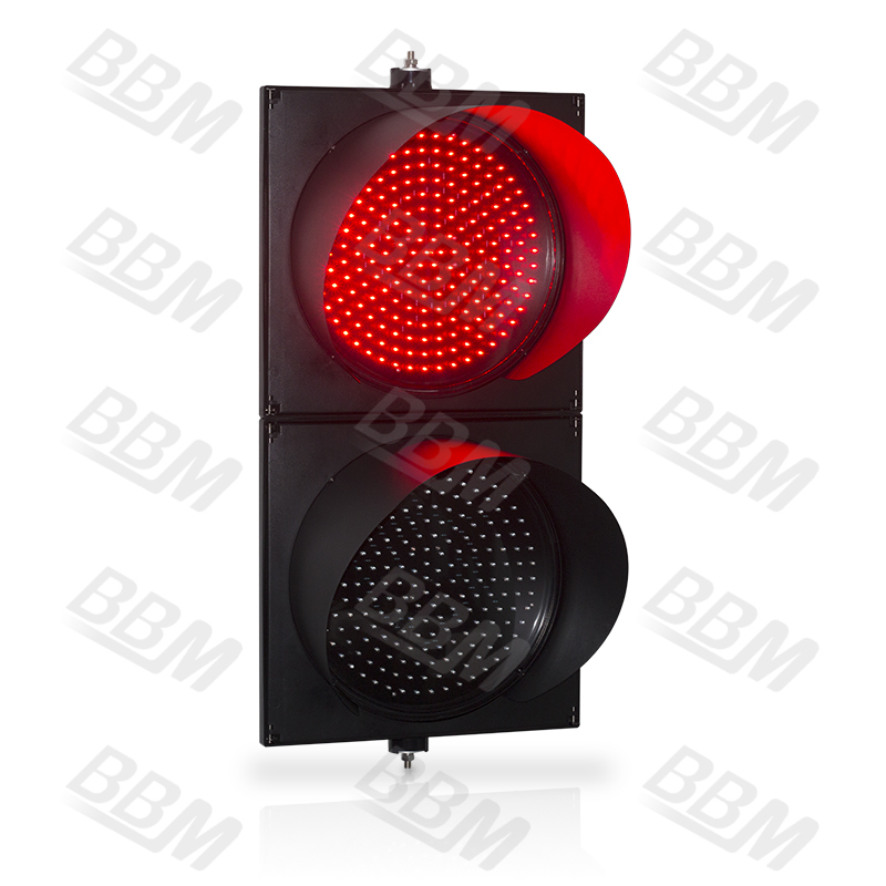 直径400mm 赤黄球形LED信号機（クリアレンズ付き） | BBM信号機