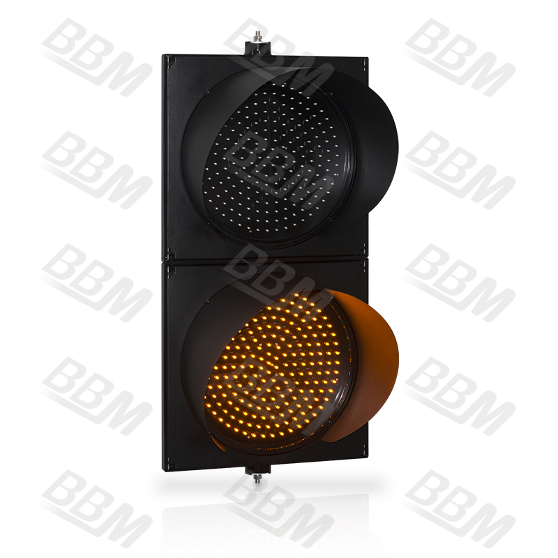 直径400mm 赤黄球形LED信号機（クリアレンズ付き） | BBM信号機