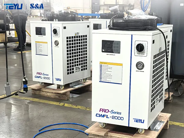 TEYU CWFL-2000 Laser Chiller Powers 2kW Fiber Laser Cutter at EXPOMAFE 2025