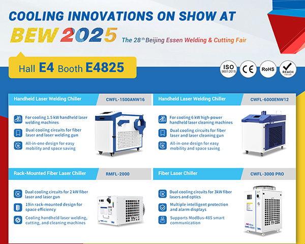 Discover TEYU Laser Cooling Solutions at BEW 2025 Shanghai