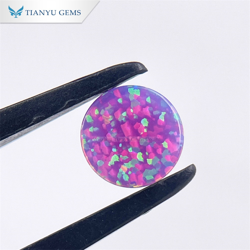 Simulated Amethyst Round Faceted Gemstone - RioGrande
