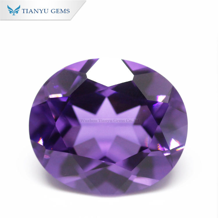 こたつ amethyst 2299 Amethyst Medium Purple Gemstone Oval Cut Nanosital