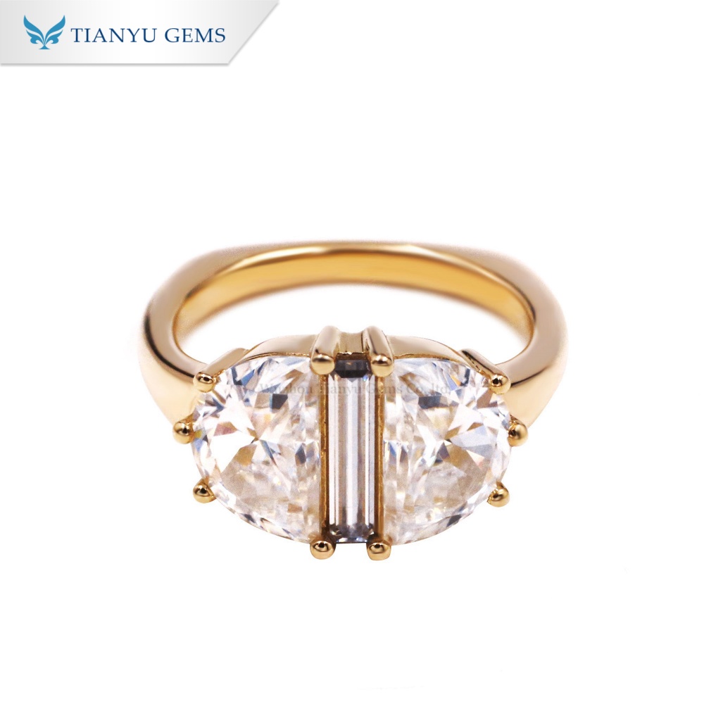 値下げ アパタイト？＋メレーダイヤの18金リング スカイアパタイト/18Kgold velmeil) RICH VERMEIL 68oval ring