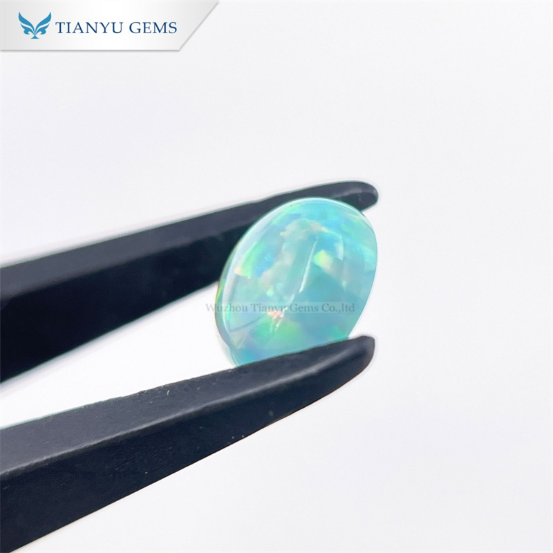 合成宝石 CP03 ライトブルーオパール | Tianyu gems