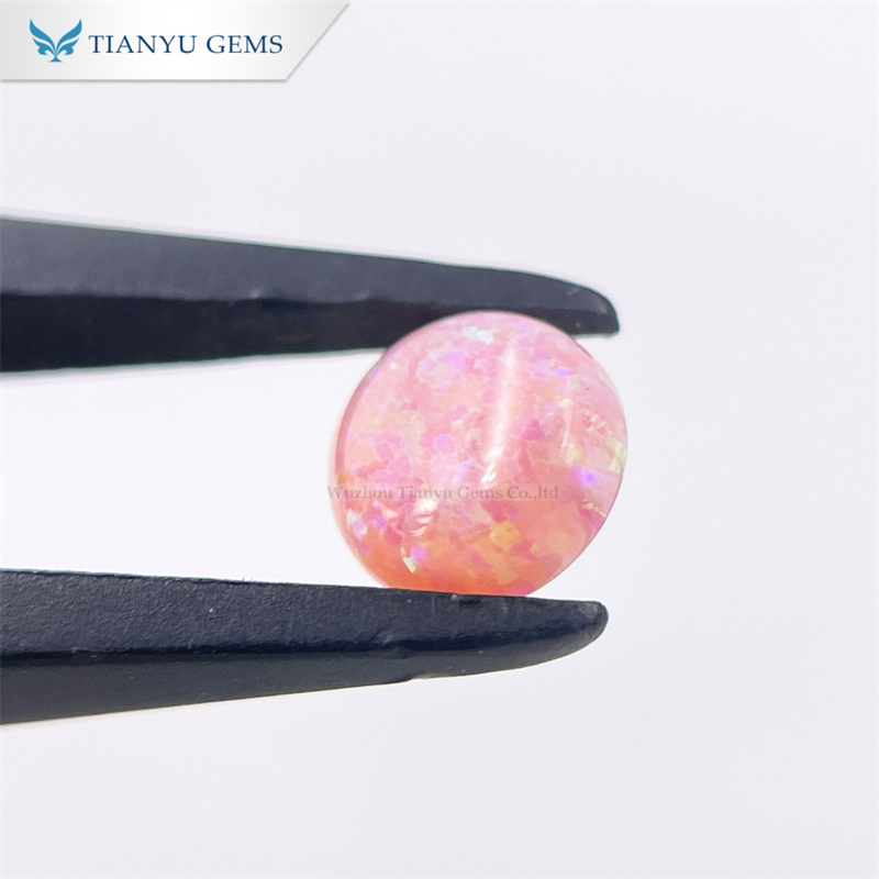 ☆ピンクオパール☆61.4ct/52.3mm☆天然石チェリーオパール