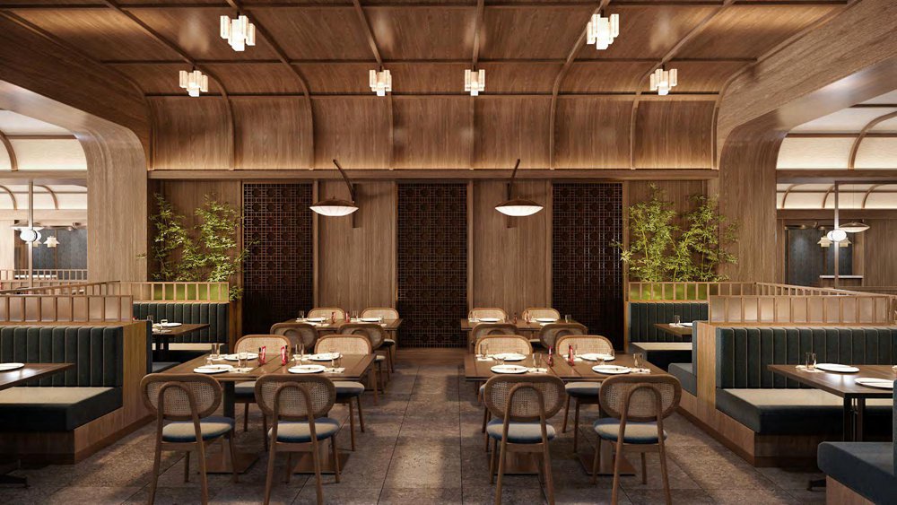 ekar furnitures dubai chinese restaurant project d eastern charm  dubai luxury all in wood-2