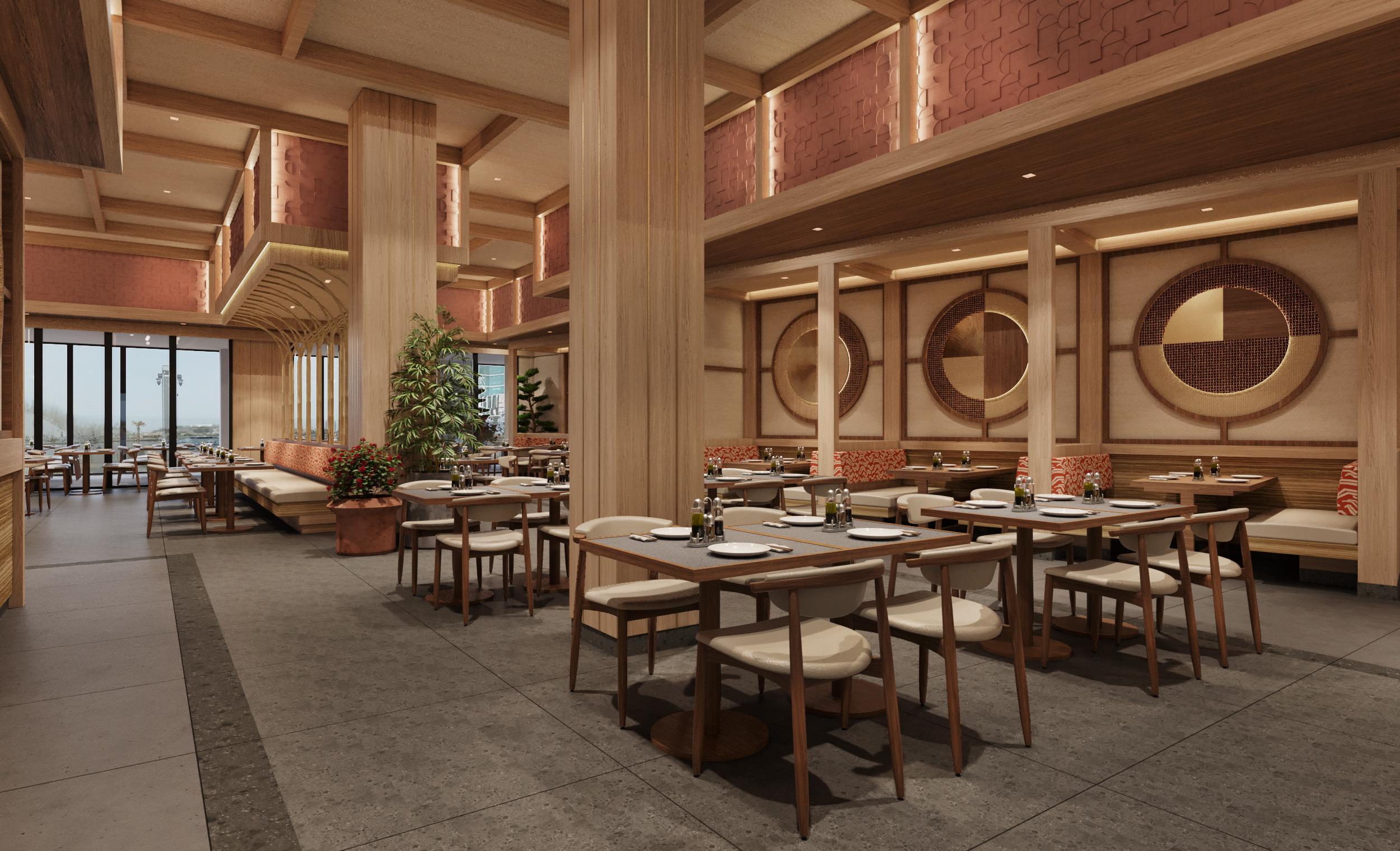 ekar furnitures dubai chinese restaurant project z east meets west in style-4