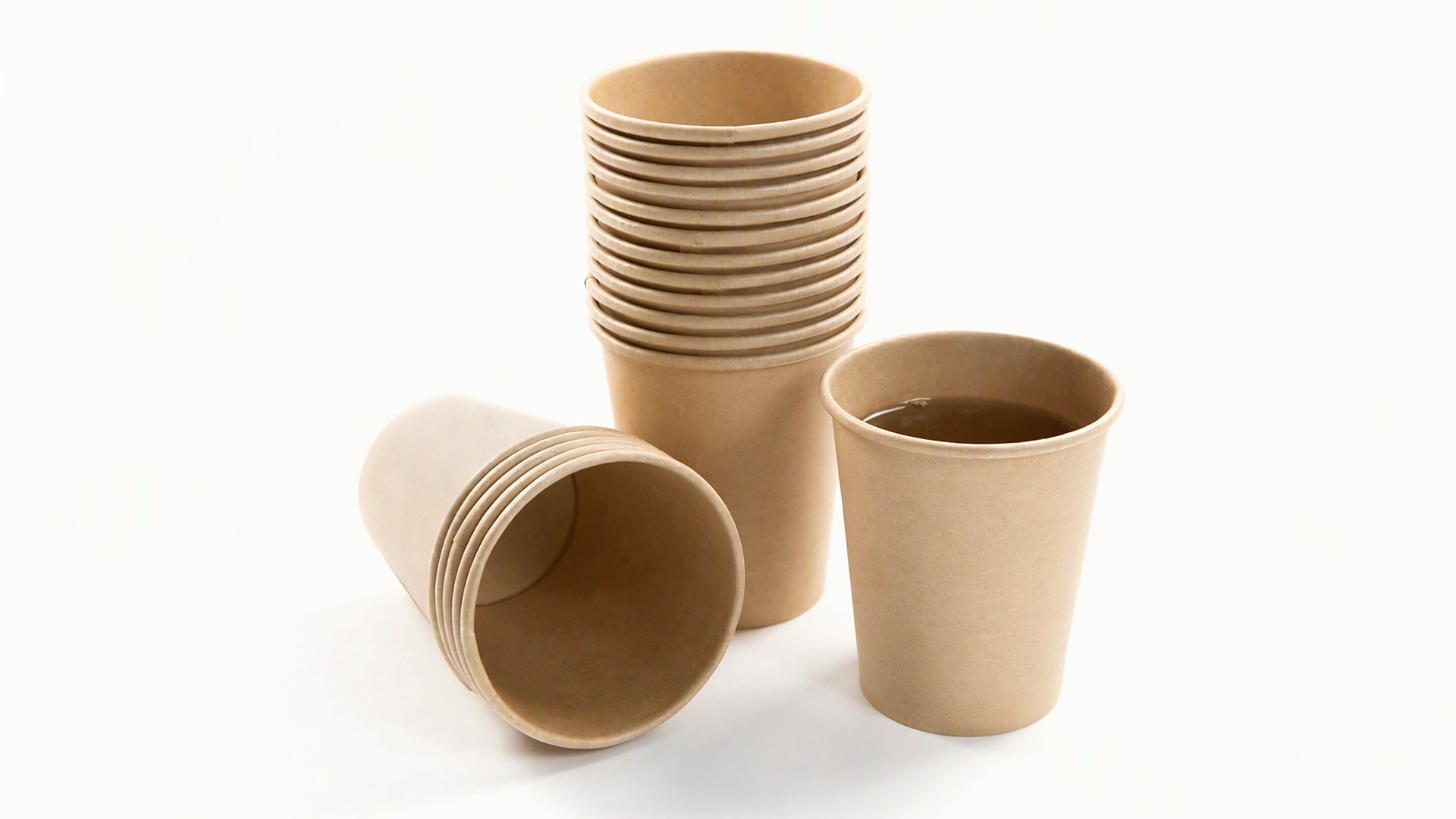 Gobelets à café personnalisés en papier simple paroi avec logo en 7 couleurs