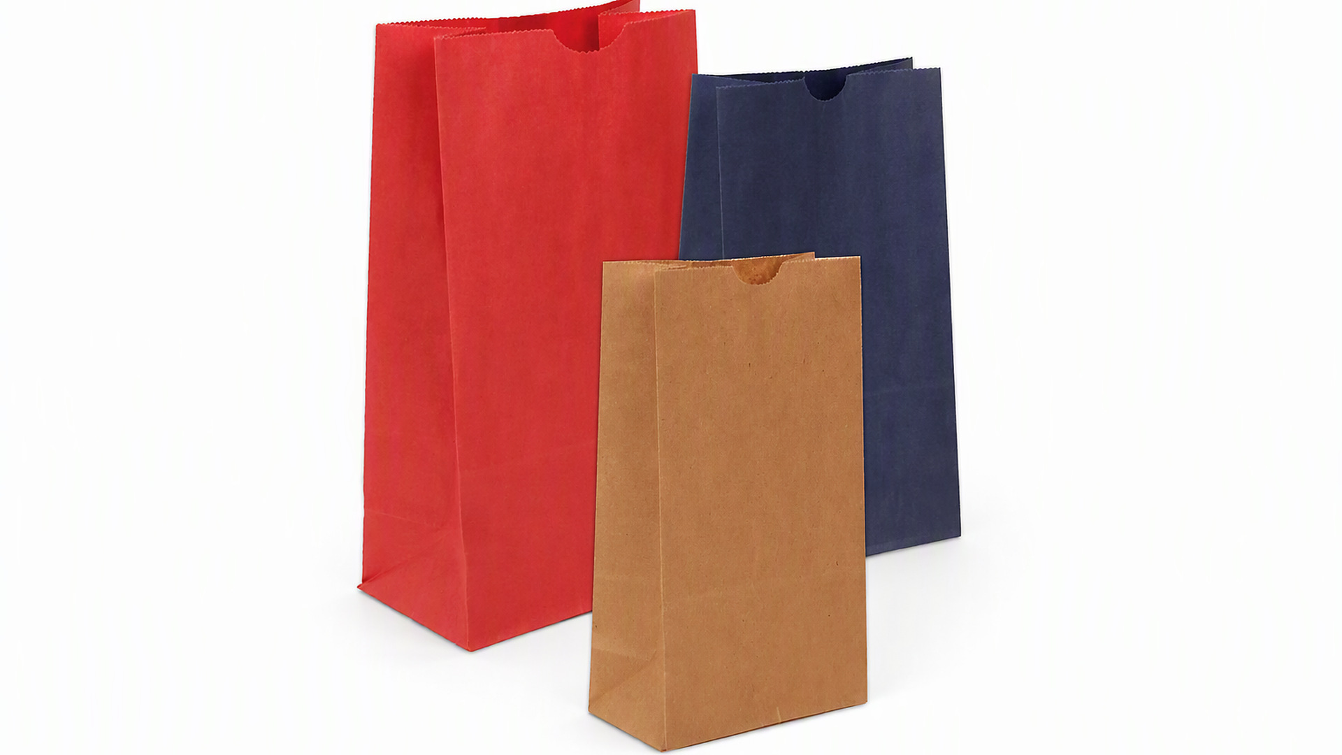  Sacs de courses en papier imprimés en offset avec poignée pour boissons et commerce de détail