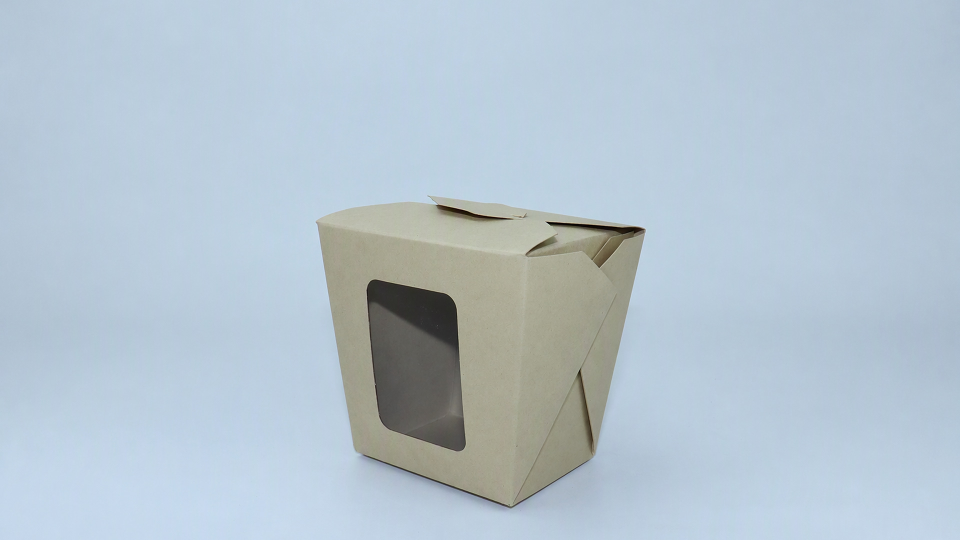 Caja de papel para fideos KaiLai con fondo rectangular de 907 g (32 oz), caja desechable para pasta para llevar.