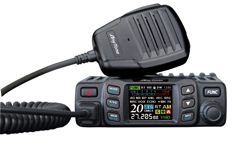AT-5000 10 Meter Mobile Ham Radio, 30W SSB AM/FM HF Transceiver with ...