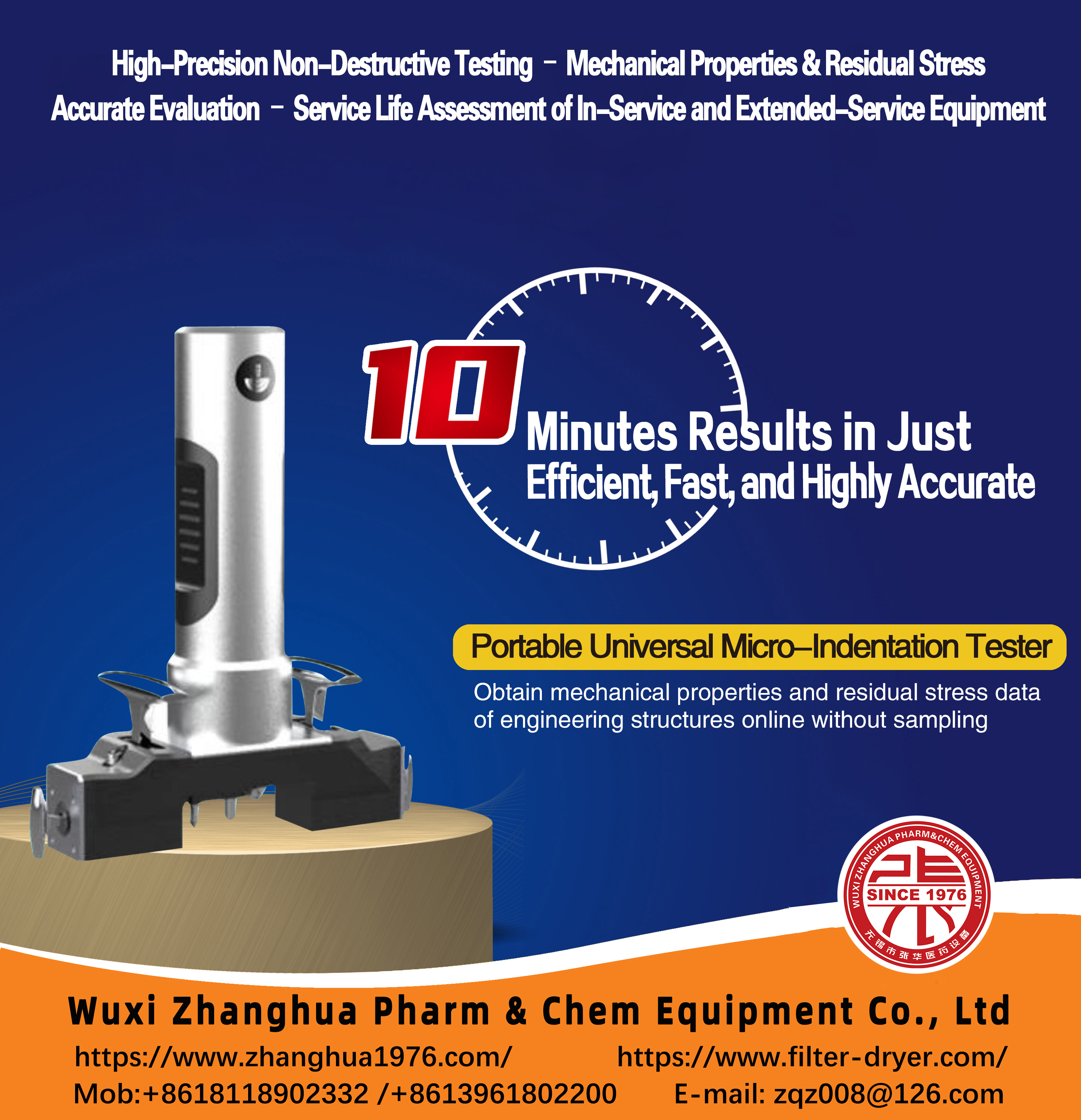 Best Portable Universal Micro-Indentation Tester for Mechanical Property Evaluation Company - Zhanghua Dryer 4