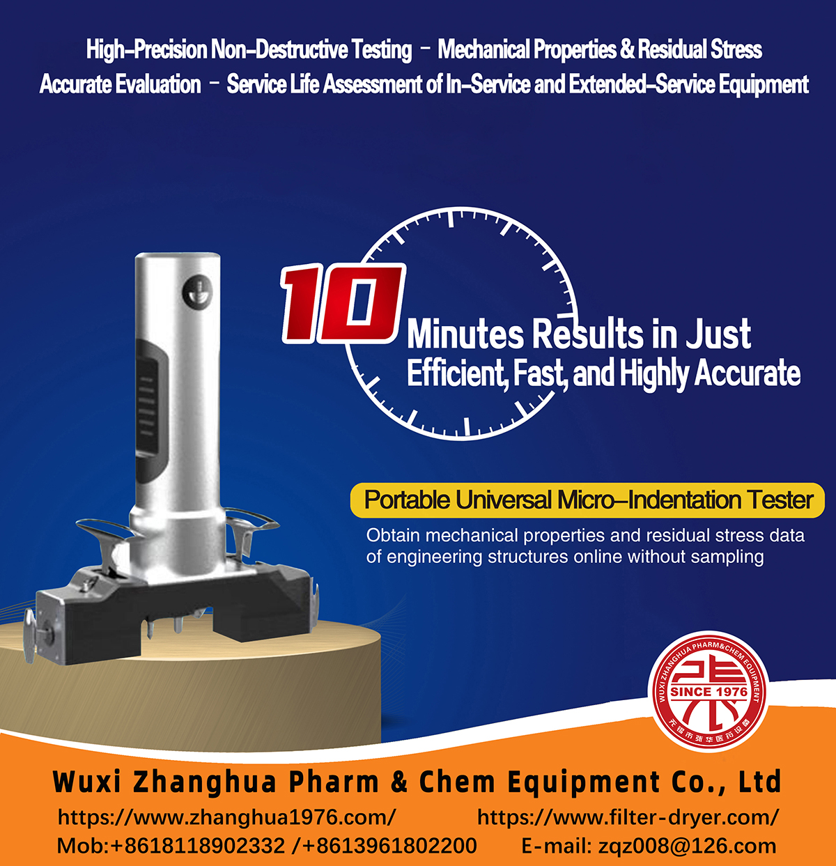 Best Multi-Material Micro-Indentation Tester for Strength and Stress Measurement Company - Zhanghua Dryer 5