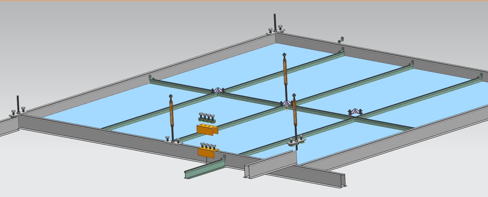 Heavy Duty Strut Ceiling Grid | XYSTRUT