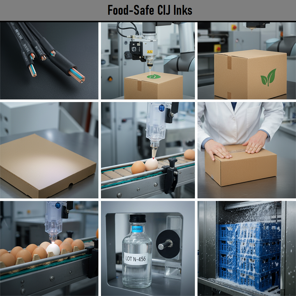  Lebensmittelechte CIJ-Tinten – Correck-Packung
