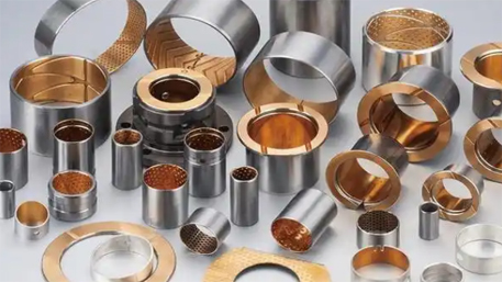 CNC Steel Back Sintered Bimetal Bushings